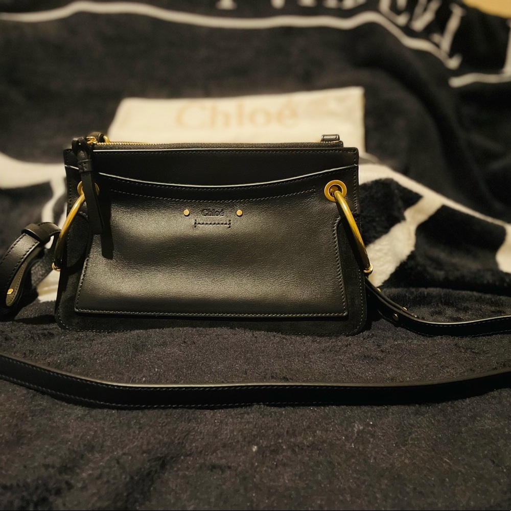 CHLOE Calfskin Mini Roy Bag with Authenticity Card and Dustbag